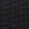 Paris Outdoor Patio Bistro Chair - Hand-Woven Resin Wicker, UV & Weather Resistant - Black | Chaise bistro Paris pour la terrasse à l’extérieur - osier en résine tressé à la main, résistante aux rayons UV et aux intempéries - noire