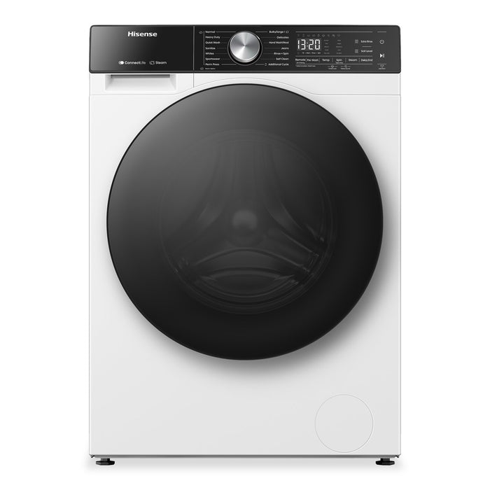 Hisense 24\" 3.1 Cu. Ft. Front Load Washer with Steam Wash - White - WF5S2845BW