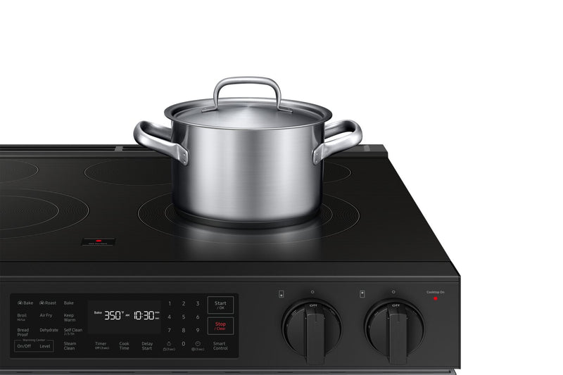 Samsung 6.3 Cu. Ft. Smart Electric Slide In Range with Air Fry - Stainless Steel - NSE6DG8300SRAC