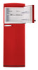 Unique Classic Retro 24" 11 Cu Ft. Top Freezer Refrigerator – Candy Red - UNQ-310L R TM | Réfrigérateur Classic Rétro d’Unique de 24 po et de 11 pi3 à congélateur supérieur - rouge bonbon - UNQ-310L R TM
