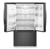 Whirlpool 36" 30 Cu. Ft. French-Door Refrigerator with Ice and Water - Black Stainless Steel - WRFF3536SV | Réfrigérateur Whirlpool de 36 po et de 30 pi3 à portes françaises avec eau et glaçons - acier inoxydable noir - WRFF3536SV | WRFF353V