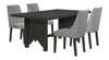 Emery Dining Chair with Polyester Fabric - Charcoal | Chaise de salle à manger Emery en tissu de polyester - anthracite