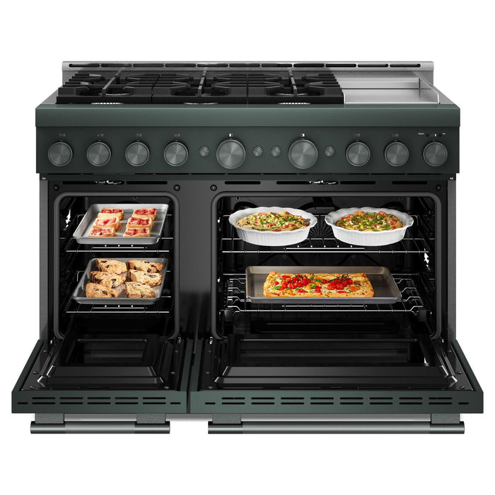 KitchenAid 6.3 Cu. Ft. 6 Burner Commercial-Style Gas Range – Juniper - KFGD948SJP