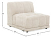 Kort & Co. Oaklyn Modular 32" Fabric Armless Chair with Tufted Seat Cushion – Beige | Fauteuil modulaire sans accoudoirs Oaklyn Kort & Co. de 32 po en tissu avec coussin de siège capitonné - beige