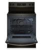Whirlpool 5.3 Cu. Ft. Electric Range with Air Cooking – Black on Stainless - YWFES5730SV | Cuisinière électrique Whirlpool de 5,3 pi3 avec cuisson à air – noir sur acier inoxydable - YWFES5730SV