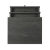 Mori Bedside 2-Drawer Nightstand, 18"W x 25.75"H - Black | Table de nuit Mori de 18 po (l) x 25,75 po (H) à 2 tiroirs - noire