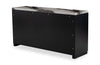 Vega Dining Server with Storage & 4 Drawers, Marble Look, 66"W - Black & White | Desserte de salle à manger Vega de 66 po (L) en imitation de marbre avec rangement et 4 tiroirs - noire et blanche
