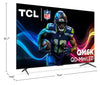 TCL 85" QM6K QD-Mini LED QLED 4K UHD Smart Google TV (85QM6K) | Téléviseur intelligent QLED TCL QM6K UHD 4K de 85 po avec Google TVMC et mini DEL QD (85QM6K)