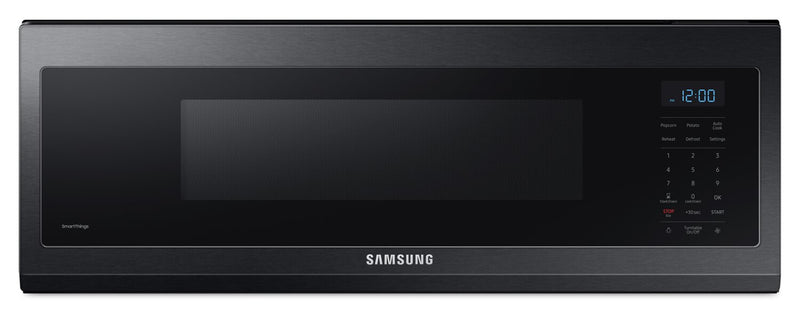 Samsung 1.1 Cu. Ft. Over-the-Range Microwave with 400 CFM - Matte Black Stainless Steel - ME11F7510MT/AC