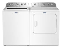 Maytag 5.4 Cu Ft. Top Load Agitator Washer and 7.0 Cu. Ft. Pet Pro Electric Dryer – White - MATL56WW