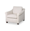 Mallie 36" Chenille Fabric Chair with Rolled Arms and Wood Legs - Shell White | Fauteuil Mallie de 36 po en tissu de chenille avec accoudoirs enroulés et pattes en bois - blanc coquillage