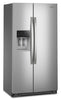 Whirlpool 36" 21 Cu. Ft. Side-by-Side Refrigerator - Fingerprint-Resistant Stainless - WRSC6536RZ | Réfrigérateur Whirlpool de 21 pi³ et de 36 po à compartiments juxtaposés - acier inoxydable résistant aux traces de doigts - WRSC6536RZ