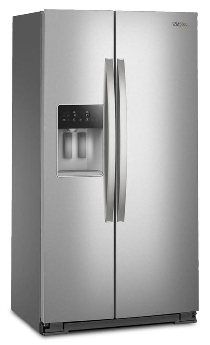 Whirlpool 36\" 21 Cu. Ft. Side-by-Side Refrigerator - Fingerprint-Resistant Stainless - WRSC6536RZ