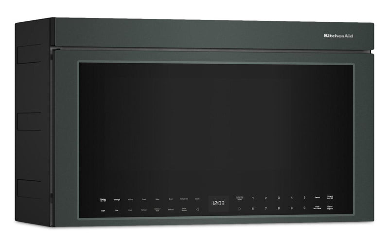 KitchenAid Multifunction Smart Flush Mount Over-the-Range Microwave Oven - Juniper - YKMMF730PJP