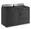 Maytag 5.5 Cu Ft. Top Load Impeller Washer with Pet Pro Option and 7.0 Cu Ft. Gas Dryer – Volcano Black | Laveuse à chargement par le haut 5,5 pi³ avec turbine et option Animal Pet Pro et sécheuse à gaz 7,0 pi³ de Maytag - noir volcan