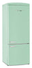 Unique Classic Retro 28" 17 Cu Ft. Bottom Mount Refrigerator - Green - UNQ-455L LG AC | Réfrigérateur Classic Rétro d’Unique de 28 po et de 17 pi3 à congélateur inférieur - vert - UNQ-455L LG AC