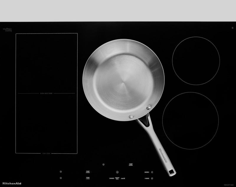 KitchenAid 30\" 5-Element Induction Cooktop - Stainless Steel - KCIT730SSS