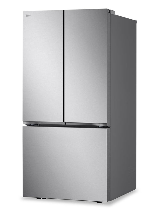 LG 33\" 25 Cu. Ft. Smart French-Door Refrigerator with Ice Maker - Stainless Steel - LF25S6200S