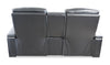 Elite 74" Genuine Leather Massage Power Reclining Loveseat with Immersive Audio and Power Headrests - Black | Causeuse de massage à inclinaison électrique Elite de 74 po en cuir véritable avec son immersif et appuie-têtes électriques - noire
