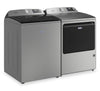 Maytag 6.0 Cu. Ft. Smart Top-Load Washer and 7.4 Cu. Ft. Electric Dryer - Radiant Silver | Laveuse intelligente à chargement par le haut de 6,0 pi³ et sécheuse électrique de 7,4 pi³ de Maytag - argenté radieux