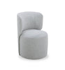 Zola Gliding Dining Chair with Polyester Fabric - Grey | Chaise de salle à manger coulissante Zola en tissu de polyester - grise