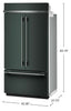 KitchenAid 24.2 Cu. Ft. 42" French Door Bottom Mount Refrigerator – Juniper - KBFN542SJP | Réfrigérateur KitchenAid de 24,2 pi³ et de 42 po à portes françaises à congélateur inférieur - genièvre - KBFN542SJP
