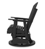 Lake Outdoor Patio Glider Swivel Chair - High Density Plastic, Weather Resistant – Black | Fauteuil pivotant et coulissant Lake pour la terrasse à l’extérieur -  plastique haute densité, résistant aux intempéries - noir