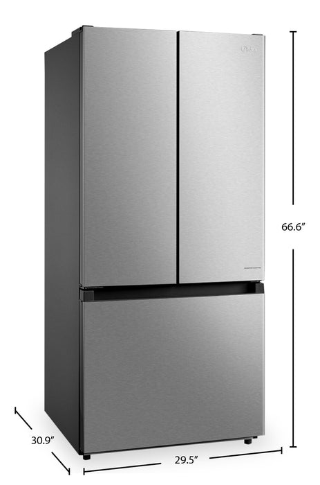 Midea 30\" 18.4 Cu. Ft. French-Door Refrigerator - Stainless Steel - MRF18B4AST