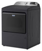 Maytag 6.0 Cu. Ft. Smart Top-Load Washer and 7.4 Cu. Ft. Gas Dryer – Midnight Steel  | Laveuse intelligente à chargement par le haut de 6,0 pi3 et sécheuse à gaz de 7,4 pi3 de Maytag - acier minuit
