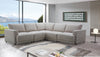 Voyage Modular 5-Piece Fabric Sectional with Removable Back Cushions – Taupe  | Sofa sectionnel modulaire Voyage 5 pièces en tissu avec coussins de dossier amovibles - taupe