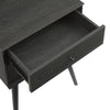 Mori Bedside 2-Drawer Nightstand, 18"W x 25.75"H - Black | Table de nuit Mori de 18 po (l) x 25,75 po (H) à 2 tiroirs - noire