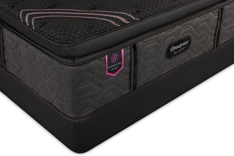 Beautyrest Black Signature Orchid Euro Pillowtop Full Mattress Set