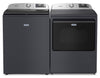 Maytag 6.0 Cu. Ft. Smart Top-Load Washer and 7.4 Cu. Ft. Gas Dryer – Midnight Steel  | Laveuse intelligente à chargement par le haut de 6,0 pi3 et sécheuse à gaz de 7,4 pi3 de Maytag - acier minuit