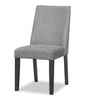 Emery 5pc Dining Set with Table & 4 Chairs, Wood, 72-96"W Extension - Black & Charcoal | Ensemble de salle à manger Emery 5 pièces en bois avec table, rallonge, 72 po à 96 po (L) et 4 chaises - noir et anthracite