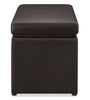 Edmonton 32" Faux Leather Storage Ottoman - Espresso | Pouf de rangement Edmonton de 32 po en similicuir - espresso