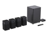HISENSE 4.1.2-Channel 720W Home Theatre System with Wireless Speakers and Subwoofer (HT Saturn) | Système de cinéma maison de 720 W à 4.1.2 canaux HISENSE avec haut-parleurs et caisson d’extrêmes graves sans fil (HT Saturn)