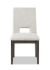 Zelda 7pc Dining Set with Table & 6 Chairs, 78-96"W - White & Espresso Brown | Ensemble de salle à manger Zelda 7 pièces avec table de 78 po à 96 po (L) et 6 chaises - blanc et brun espresso
