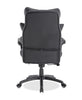 Tommy 28.7" Faux Leather Adjustable Office Chair with Footrest and Adjustable Arms – Black  | Chaise de bureau réglable Tommy de 28.7 po en similicuir avec repose-pieds et accoudoirs réglables - noire