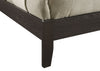Sable Panel Bed with Headboard & Frame, Dark Grey - King Size | Lit à panneaux Sable gris foncé avec tête de lit et cadre de lit - format très grand lit