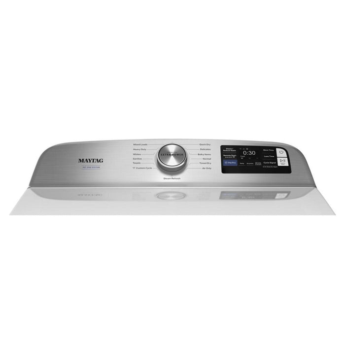 Maytag 7.4 Cu. Ft. Pet Pro Electric Dryer - White - YMED7205RW
