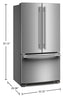 KitchenAid 36" 20 Cu. Ft. Counter-Depth French Door Refrigerator - PrintShield Stainless - KRFC136SPS | Réfrigérateur KitchenAid de 36 po et de 20 pi3 de profondeur comptoir à portes françaises - acier inoxydable PrintShieldMC - KRFC136SPS