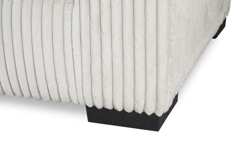 Willow 66\" Light Grey Fabric Loveseat with Track Arms and Reversible Seat and Back Cushions