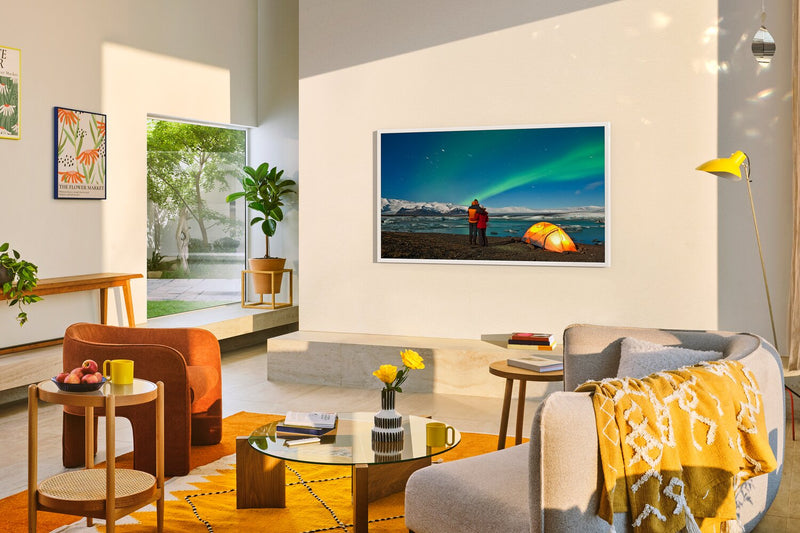 SAMSUNG 55\" LS03F The Frame with Vision AI QLED 4K UHD Smart TV (QN55LS03FAFXZC) - 2025 Model
