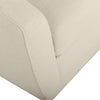 Rio 34.5" Chenille Fabric Swivel Accent Chair - Ivory White | Fauteuil d’appoint pivotant Rio de 34,5 po en tissu de chenille - blanc ivoire
