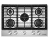KitchenAid Gas-on-Metal Cooktop with CookShield Finish - Stainless Steel - KCGK730SSS | Surface de cuisson KitchenAid au gaz sur métal avec fini CookShield - acier inoxydable - KCGK730SSS