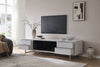 Amelia 89" x 22" Modern TV Stand with Storage and Cable Management for TVs up to 100" - White | Meuble pour téléviseur moderne Amelia de 89 po x 22 po avec rangement et système de gestion des câbles pour téléviseurs jusqu’à 100 po - blanc