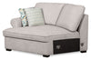 Scott Living Haven 2-Piece Left-Facing Chenille Fabric Cuddler Sectional - Grey | Sofa sectionnel enveloppant de gauche Haven de Scott Living 2 pièces en tissu de chenille - gris