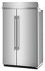 Kitchenaid 48" 29.4 Cu. Ft. Built-In Side-by-Side Refrigerator – Stainless Steel - KBSN748SPS | Réfrigérateur encastré KitchenAid de 29,4 pi3 et de 48 po à compartiments juxtaposés - acier inoxydable - KBSN748SPS