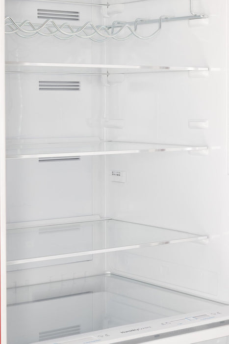 Unique Classic Retro 28\" 17 Cu Ft. Bottom Mount Refrigerator - Black - UNQ-455L B AC