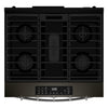 Whirlpool 30" 5 Cu. Ft. Gas Range with Air Cooking - Black-on-Stainless - WSGS5030SV | Cuisinière à gaz Whirlpool de 5 pi³ et de 30 po avec cuisson à air - noir sur acier inoxydable - WSGS5030SV